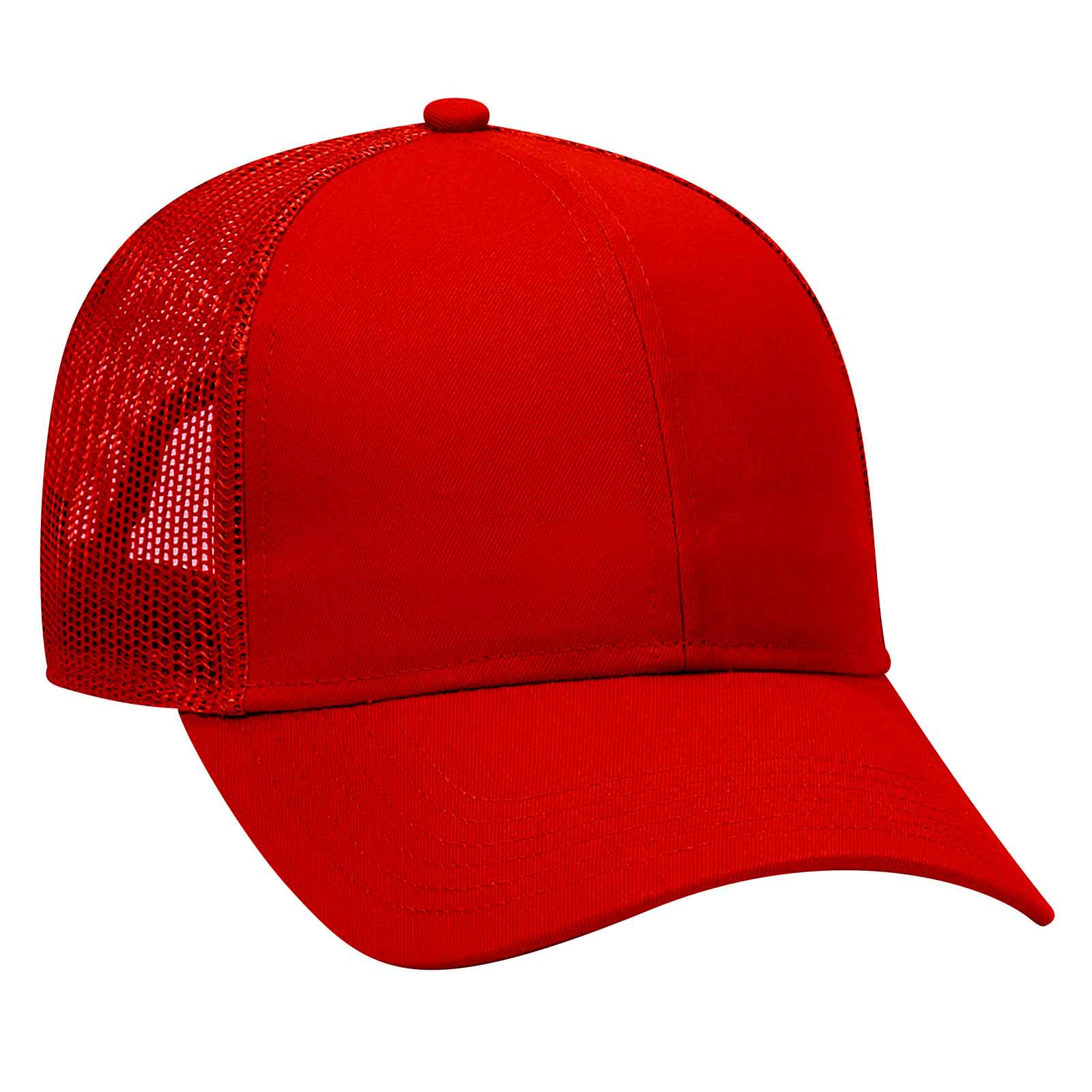OTTO CAP 30-287 Unisex 6 Panel Mid Profile Mesh Back Trucker OTTO CAP 30-287 Unisex 6 Panel Mid Profile Mesh Back Trucker